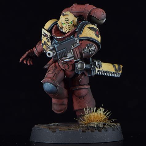 Finished up this Blood Ravens Assault Intercessor Sergeant, and took ...