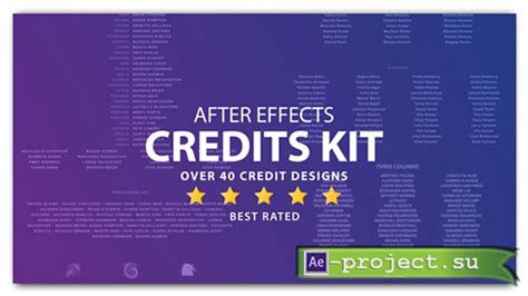 Videohive Cinema Film Credits Pack Project For After Effects