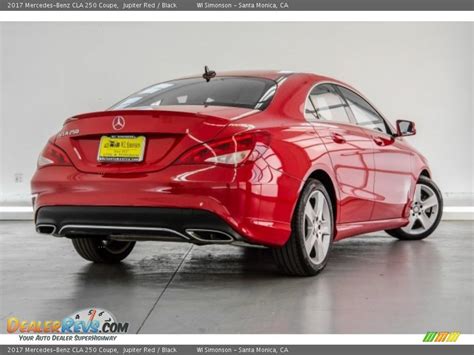 2017 Mercedes Benz Cla 250 Coupe Jupiter Red Black Photo 16