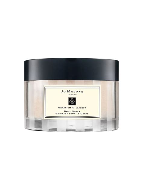 Jo Malone London Geranium & Walnut Body Scrub, 200g at John Lewis & Partners