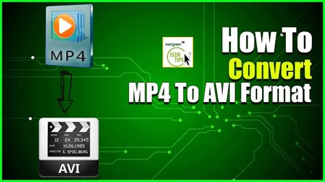 How To Convert Mp Video To Avi Format Youtube