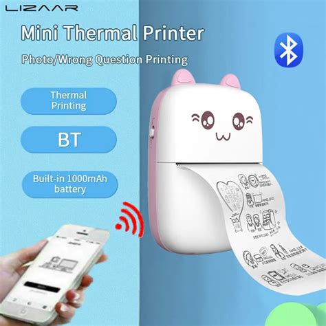 Pocket Printer Portable Thermal Printing Machine Bluetooth Mini Photo ...