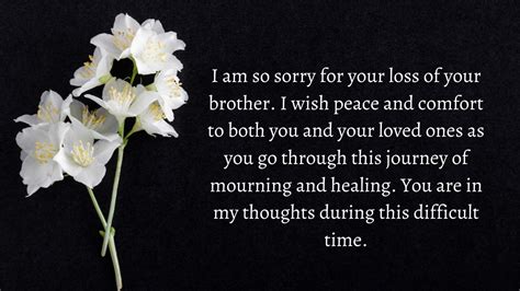 20 Condolence Messages For Loss Of Brother