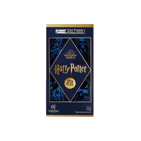 TABLETE HARRY POTTER BRASÃO VILÕES 54G Loja Cacau Show