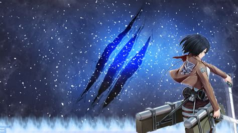 Attack on Titan Mikasa Wallpaper - WallpaperSafari