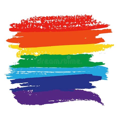 LGBT Concept Flag Pride Rainbow Lgbt Lesbian Stock Illustration