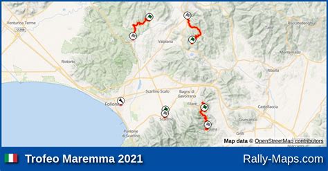 Maps Trofeo Maremma Rally Maps