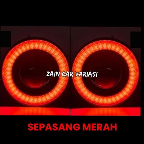 Jual Sepasang Lampu Led Foglamp Angel Eyes Mm Mobil Avanza Xenia