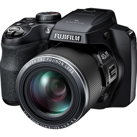 Fujifilm Finepix S Digital Camera Black B H Photo