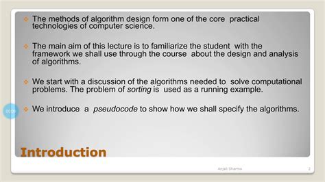 1 Introduction To Design And Analysis Of Algorithms Daa Basics Of Daa Youtube