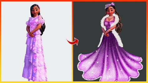 Disney Encanto Isabela Madrigal Glow Up Cartoon Glow Up Youtube