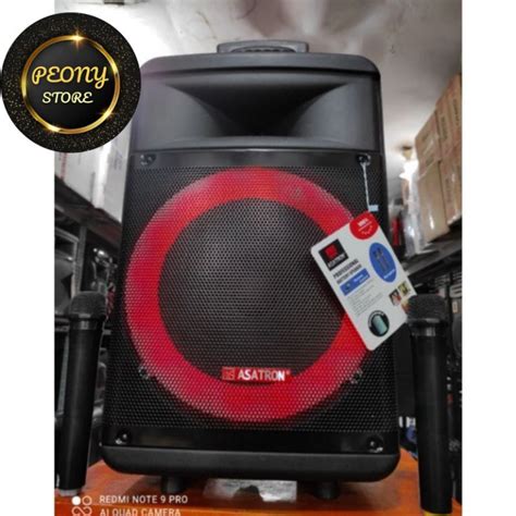 Jual SPEAKER ASATRON PUMA 12 INCH PORTABLE MEETING BLUETOOTH BONUS 2