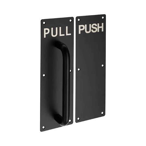 Ch022 Push Plate Pull Handle Set Bss 300x100mm Cobe Hardware