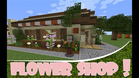 Minecraft Spawn Shop Idea Flower Shop Youtube