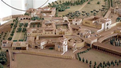 Rome Hadrians Villa At Tivoli Model 4 Roman House Ancient Roman Houses Roman Architecture