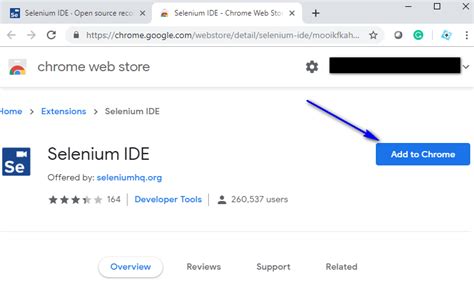 Installing Selenium Ide In Chrome Browser Qafox