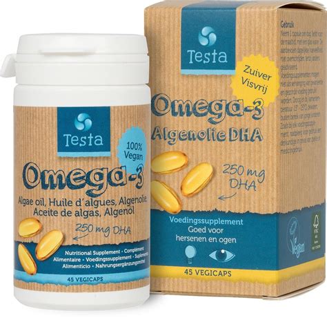 Testa Omega 3 Algenolie DHA 250 Mg Bol