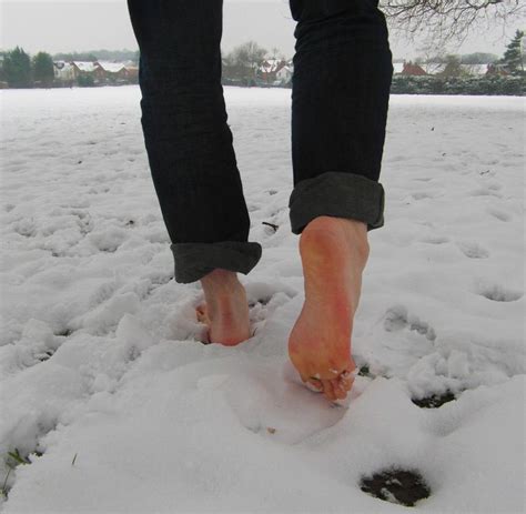 Barefoot in snow 2 by PhilsPictures on DeviantArt