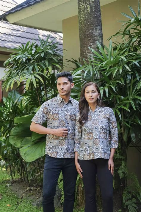 Jual Batik Adyatma Batik Adyatma Pria Gyan Kemeja Pendek Slim Fit