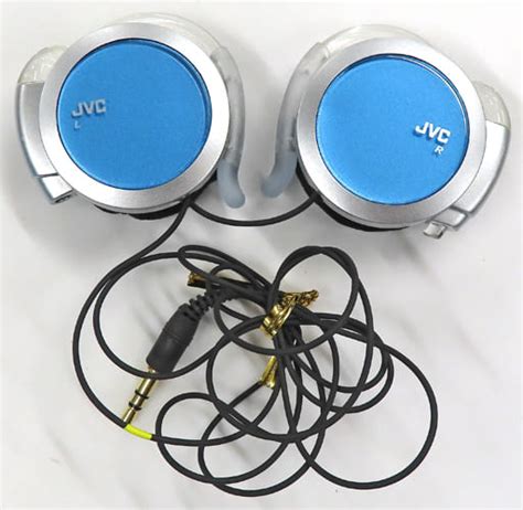 Jvc Armless Stereo Headphones Silver And Blue Hp Al302 Sa Electric Appliances Suruga