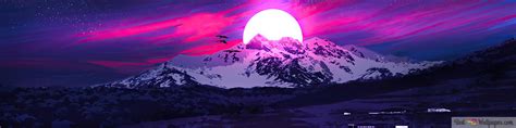 Night Mountain 4K wallpaper download