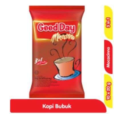 Jual Good Day Kopi Instant 3 In 1 Mocacinno 10 X 20 G Kemasan Bag Isi