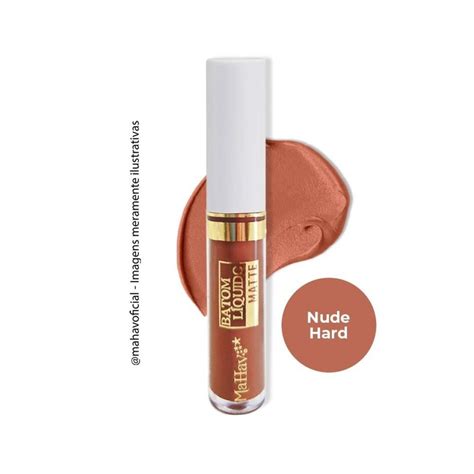 Batom Líquido Matte Mahav Nude Hard