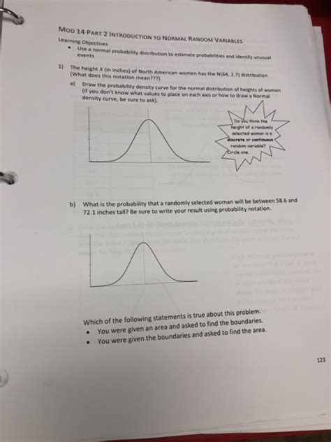 Solved MoD 14 PART 2 INTRODUCTION TO NORMAL RANDOM Chegg