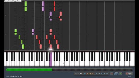 Sum Fat Lip Piano Cover By Synthesia Hd Youtube