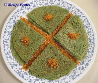 Recipe Center Palak Paneer Neer Dosa