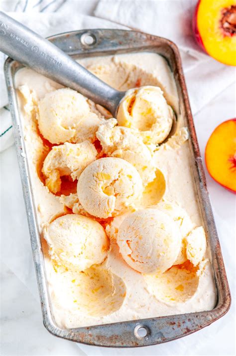 No Churn Peaches And Cream Ice Cream Artofit