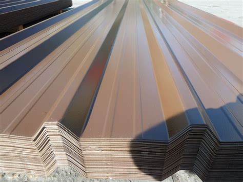 Van Dyke Brown Box Profile Roofing Sheets Metal Steel Roof Cladding Sheets Ebay