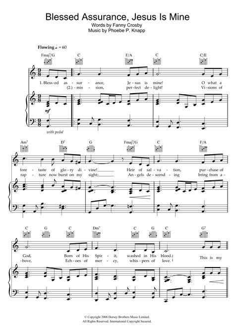 Blessed Assurance Guitar Chords