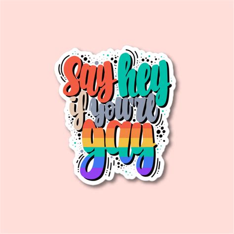 Gay Sticker Lgbtqia Sticker Queer Sticker Ok To Be Gay Sticker Queer Stickers Gay Pride Pride