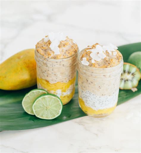 Mango Lime Overnight Oats Bikini Meal Plan Tone It Up Blog