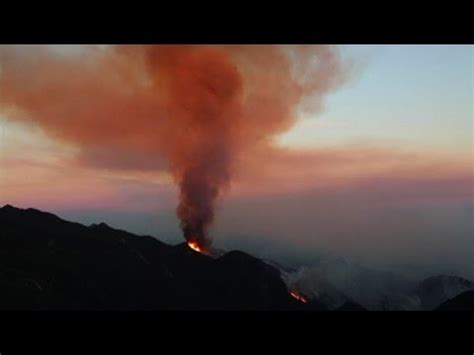 California Devastata Dagli Incendi Firenado Tornado Di Fuoco Youtube