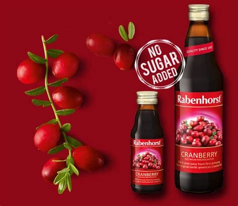 Rabenhorst Cranberry Juice Singapore UTI BP Digestion