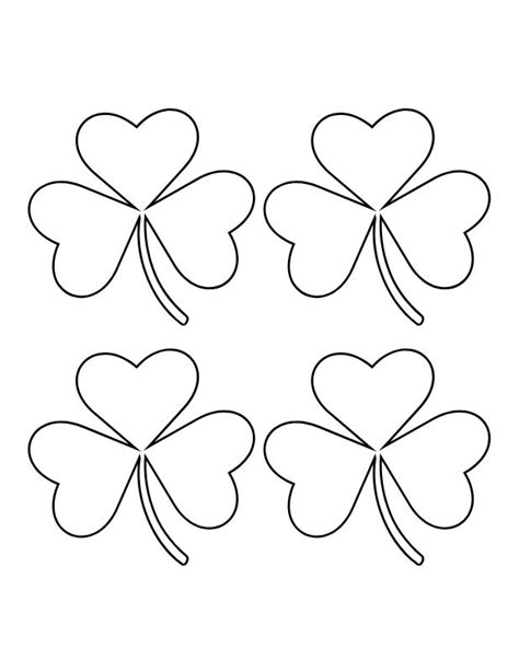 Free Printable Shamrock Templates