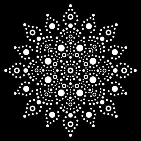Mandala bohemian dot painting aboriginal Vector Image