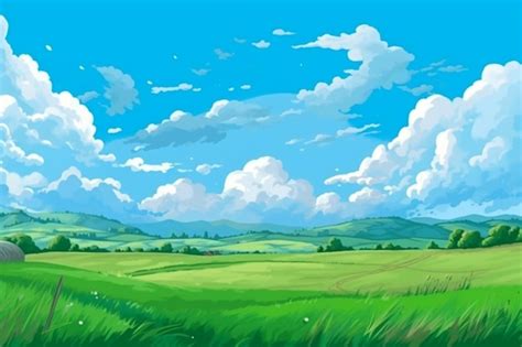 Anime Landscape Grass