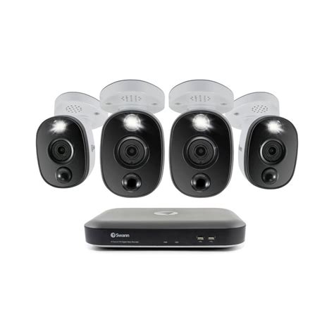 Swann Swann 4K Ultra HD 8-Channel DVR Security System with 4 x Heat and ...