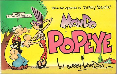 Popeye Mondo Collection Ob Comic Strips By Bobby London Alexthegoon