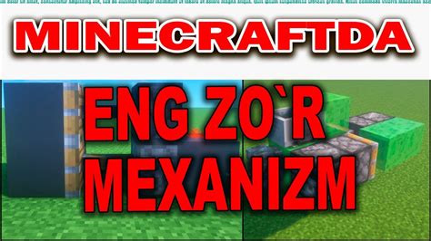 Minecraft Sirlarieng Zo`r Mexnizmteleport Youtube