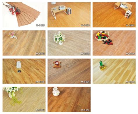 Waterproof Wood Grain Rigid Core Vinyl Spc Flooring Mm Spc