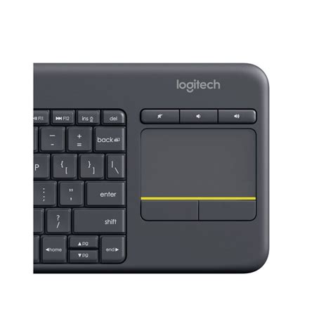 Logitech K400 Plus Tv Teclado Rf Inalámbrico Qwerty Español Negro