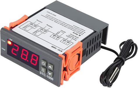 Controlador De Temperatura Digital 110 220 V 10 A 50 Hz 60 Hz 50 C