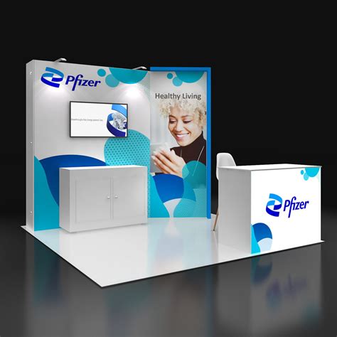 10x10 Trade Show Booth Design I Pure Exhibits Trade Show Booth Design