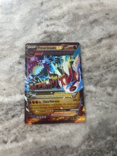 Primal Groudon Ex Pok Mon Tcg Xy Primal Clash Ultra Rare