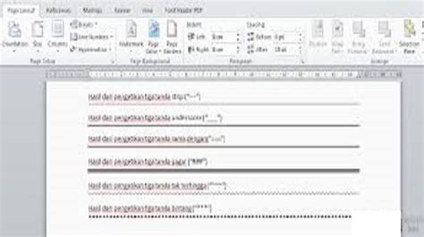 Cara Membuat Garis Di Microsoft Word Terbaru West