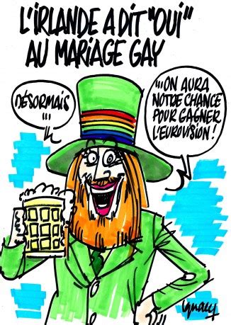 Ignace L Irlande à dit oui au mariage gay medias presse info